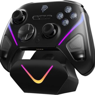 EasySMX Wireless Game Controller, D10 TMR Anti-Drift Joysticks Enhanced PC Controller,Dual-Mode Triggers,1000Hz,RGB